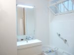 Bright, airy bathroom with large window